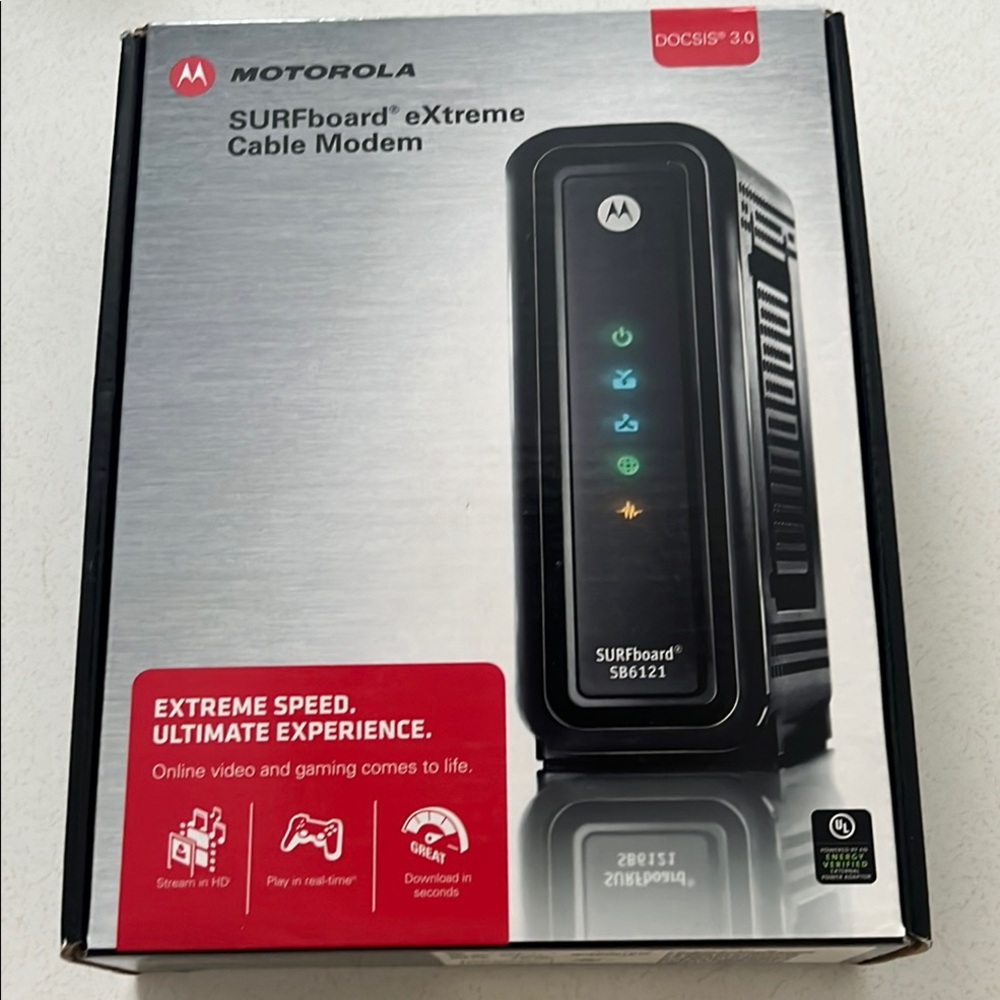 Motorola Black SURFboard eXtreme Cable Modem